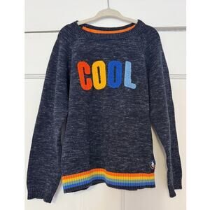 s.Oliver COOL Knit Textured Colorful Rainbow Sweater Unisex Kids Size 5T